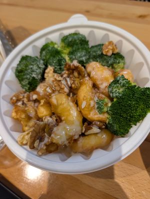 Walnut Shrimp at VeggiEAT  in Flagstaff