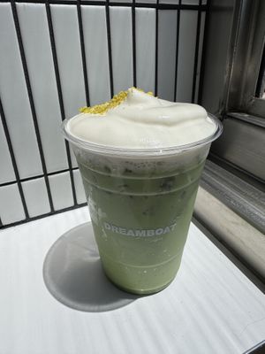 Pistachio Matcha Latte  at DREAMBOAT in San Diego