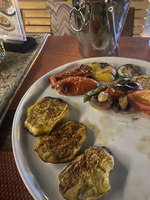 Vegetable platter  at Emshoot Azerbaijani Restaurant in Al Wakrah