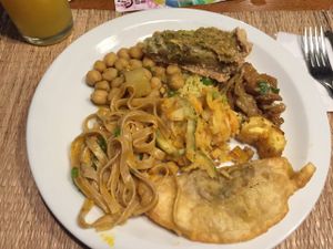 Hot dishes at Ser-Afim Joao do Grao in Cotia