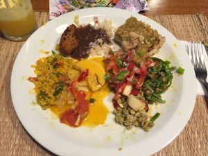 Hot dishes at Ser-Afim Joao do Grao in Cotia