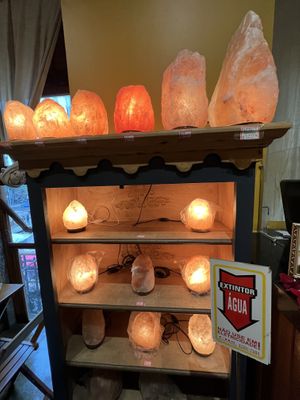 Himalayan salt lamps for sale  at Govinda - Centro in Rio De Janeiro