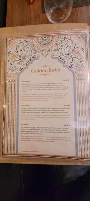  at Golden India in Zurich