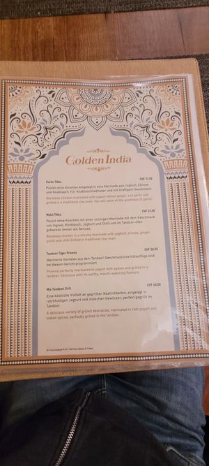  at Golden India in Zurich