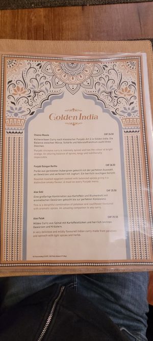  at Golden India in Zurich