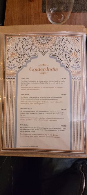  at Golden India in Zurich