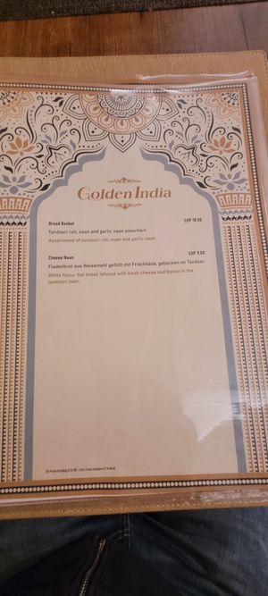  at Golden India in Zurich