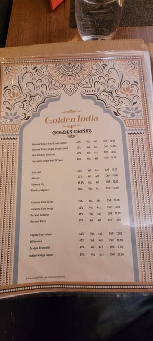  at Golden India in Zurich