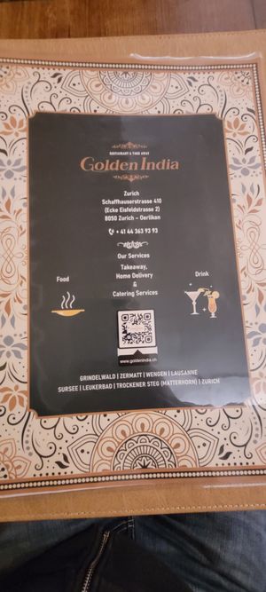  at Golden India in Zurich