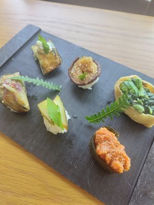 ヴィーガン寿司 at Vegan Ramen YADOKARI in Fukuoka