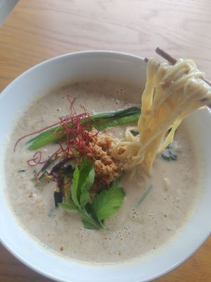 担々麺 at Vegan Ramen YADOKARI in Fukuoka