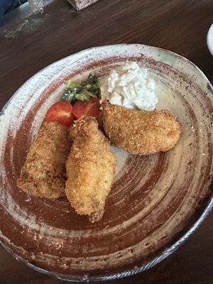 Vegan oysters  at Vegan Ramen YADOKARI in Fukuoka