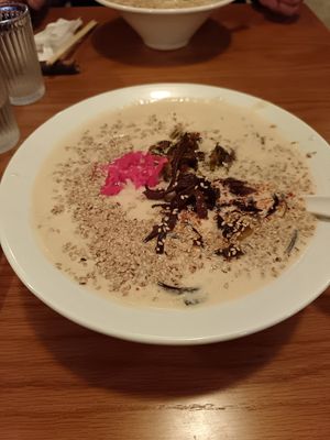 Hakata vegan ramen at Vegan Ramen YADOKARI in Fukuoka