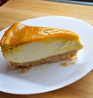 Mango cheese cake  at Sthana's Kitchen   in South Melbourne