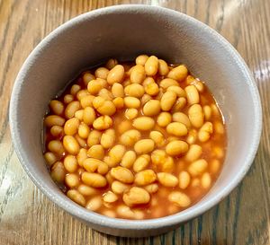 Baked beans  at The Larder  in Dubai