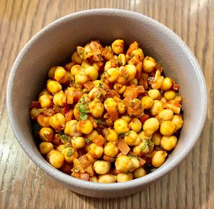 Chana chaat at The Larder  in Dubai