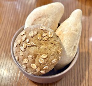 Fresh baked breads  at The Larder  in Dubai