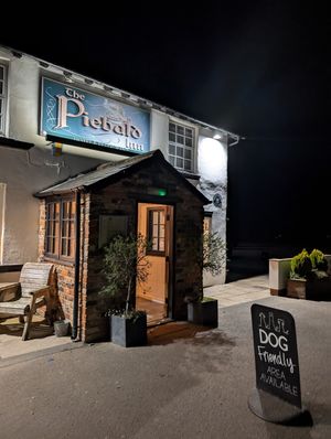 Outside at The Piebald Inn  in Filey