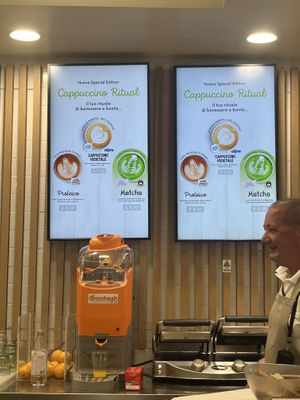 Coffee and matcha  at PSA - Market in Pisa