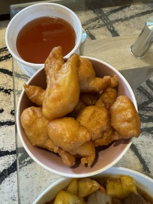 “Chicken” balls   at Great Wall in Norwich