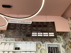 Flavors  at Fiabe di Gelato in Parabiago