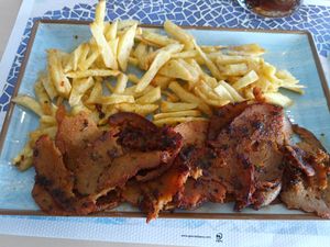 Vegan lomo at Mesón Arco da Vella in Fisterra