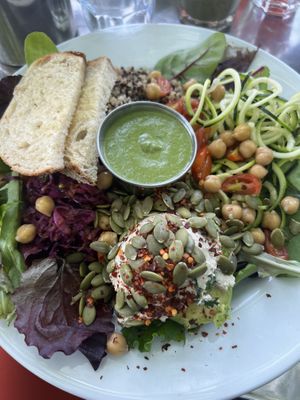 Morning Shred Bowl ….savory goodness!!  at Southern Squeeze - North in Chattanooga