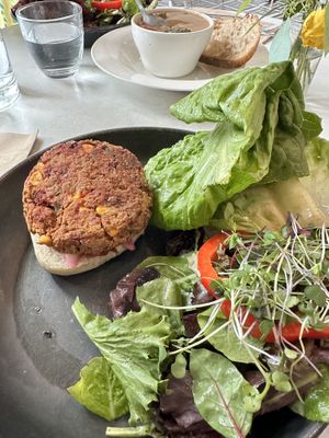 Veggie burger  at Southern Squeeze - North in Chattanooga