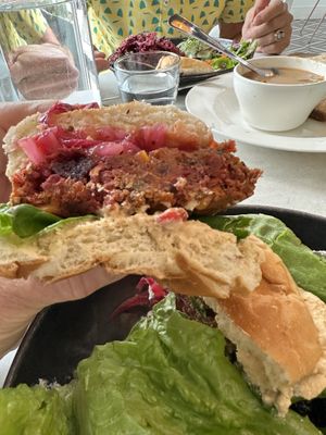 Veggie burger   at Southern Squeeze - North in Chattanooga