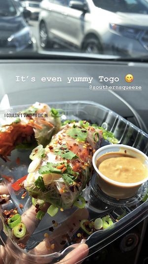 Fresh Spring Rolls  at Southern Squeeze - North in Chattanooga