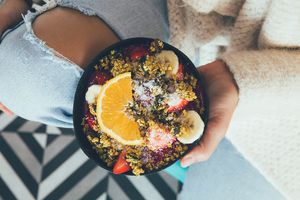 Grab some goodness with the Pink Paradise smoothie bowl. at Southern Squeeze - North in Chattanooga