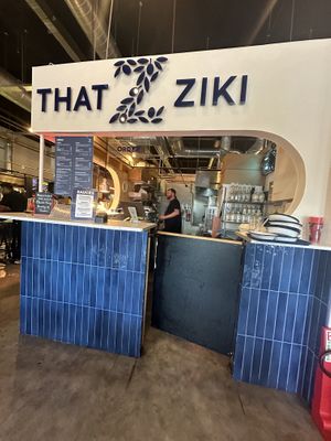 Stall entrancee  at ThatZiki - Kargo MKT in Salford