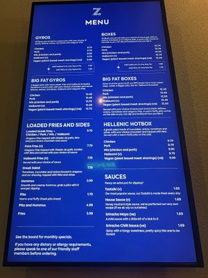 Menu  at ThatZiki - Kargo MKT in Salford