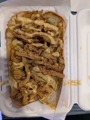 Oyster Po Boy (delivery) at Rhythm 'n Wraps in Boston