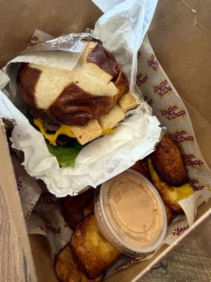 Crispy tofu is super crispyyyy  at Rhythm 'n Wraps in Boston