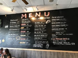 Menu  at Rhythm 'n Wraps in Boston