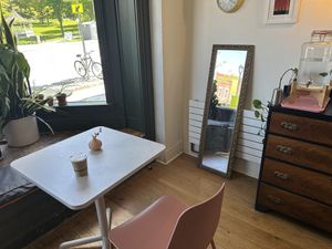 Window seating  at Little Seed in Middlebury