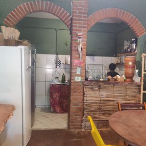 Kitchen at Herbívoras Bistro in Palmeiras