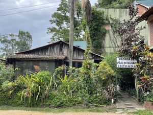 Looking out at the yard, with the bakery to the right at Natuwal - Espaco Nectar in Rio De Janeiro