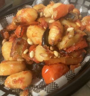 Baked gnocchi  at Boardies Bar in Fitzroy
