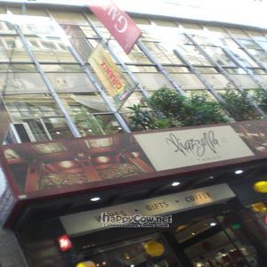 Outside view. Enter the gallery and take the first stairs on thhe right or left. at Granix in Buenos Aires