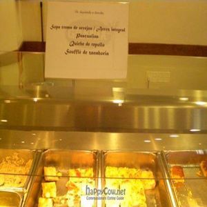 Some of the main buffet dishes  at Granix in Buenos Aires