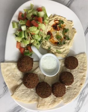 Falafel & Hummus at Baan Kebab in Chiang Mai