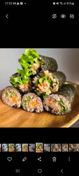 Sushi, 巻き寿司 at Mai+Chie Kitchen - まいちえキッチン in Hiroshima