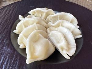 Truffle dumplings   at Wonder Gardens in Shanghai