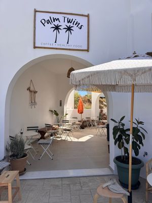   at Palm Twins  in Naxos