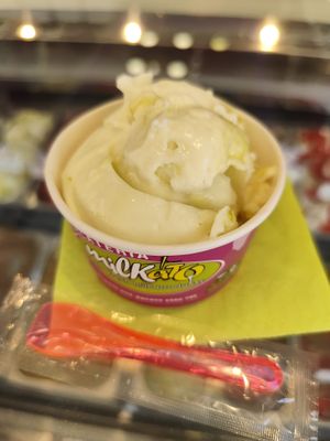 Lime at Milkato Gelateria in Naxos