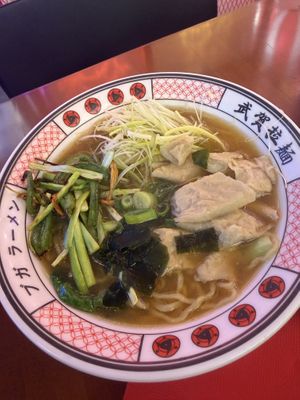 Ramen with heura & miso  at Buga Ramen - Aliados in Porto
