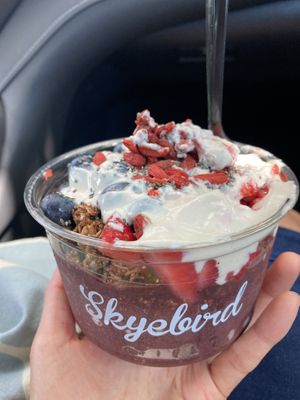 Açaí bowl  at Skyebird in Orlando