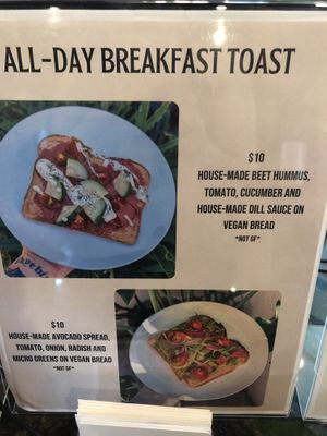 Menu   at Skyebird in Orlando